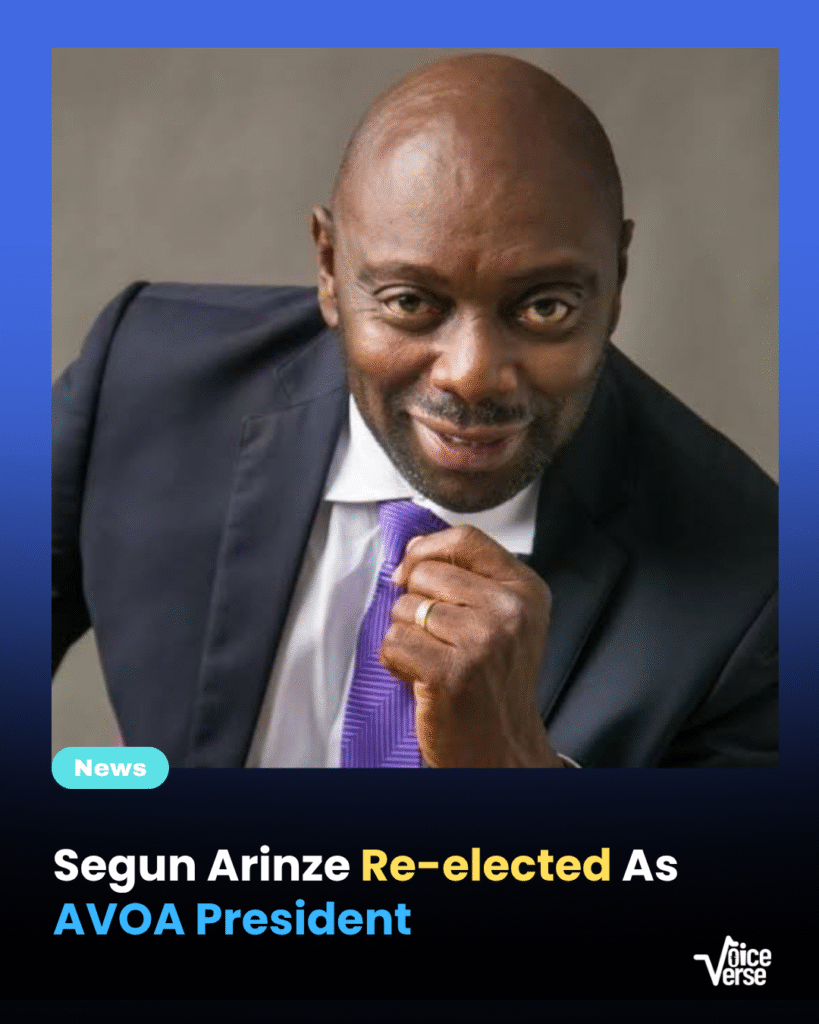 Segun Arinze Re-elected As AVOA President