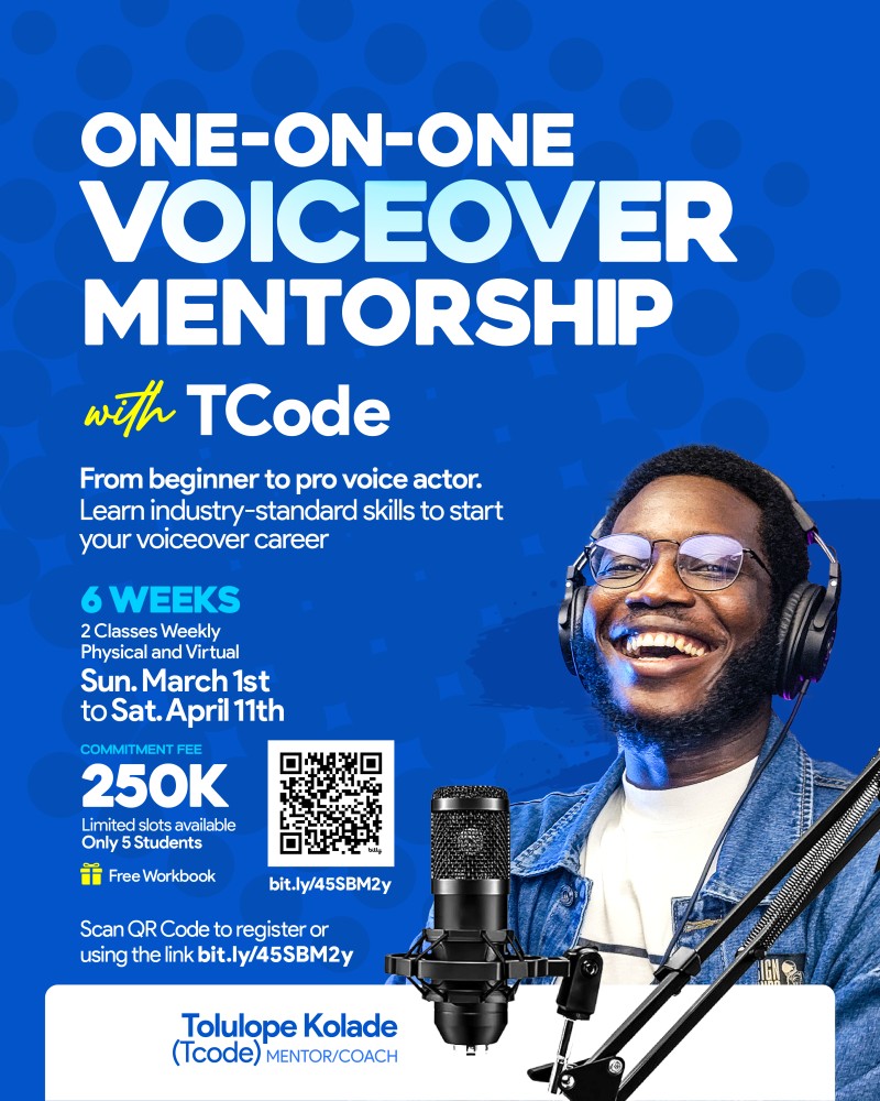 Tcode’s 2026 One-on-One Voiceover Mentorship offers a six-week intensive program designed to help voice actors grow, refine their skills, and build sustainable careers with personalised guidance.